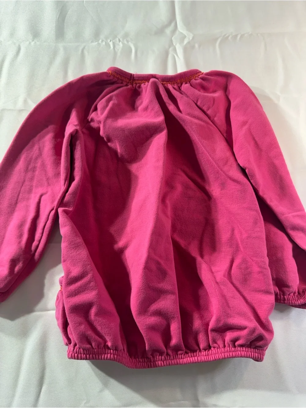 Gymboree 5 Hot Pink Girls' Gathered Neck Pullover